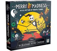 USAopoly The OP Games| Disney Tim Burton's: The Nightmare Before Christmas Merry Madness | Dice Game | Fast Dice Game for The Whole Family | Ages 6+ | 3 to 5 Players | English