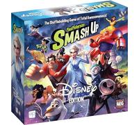 USAOPOLY The OP Games | Smash Up: Disney Edition | Featuring Disney Characters from Frozen, Big Hero 6, The Lion King, Aladdin, The Nightmare Before Christmas, & More | Standalone Smash Up Game
