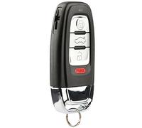 USARemote Télécommande d'entrée sans clé pour Audi A1 A3 A4 A5 A6 A7 A8 Allroad Q3 Q5 Q7 S3 S4 S5 S6 S7 S8 SQ5 RS5 RS7 (IYZFBSB802) - Coque en Plastique Noir pour Voiture de Tourisme et SUV