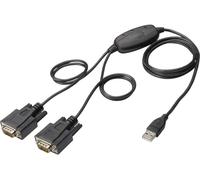 Digitus USB 2.0 > 2x RS232, Câble