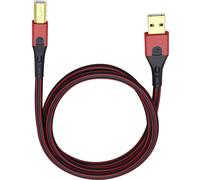Oehlbach D1C9425 Câble USB-A/USB-B 2.0 7,50 m Noir/Rouge