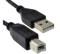 USB 2,0 24AWG Haute Vitesse câble Imprimeur Cordon A vers B Noir 0,15 m 15 cm [0.15 mètre/0,15m]
