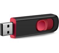 USB 2.0 32GB Retractable USB Flash Drive Memory Stick Storage Data Pendrive, USB 2.0 Memory Stick Flash Drive Red