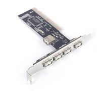 USB 2.0 4 Port 480Mbps High Speed VIA HUB PCI Controller Card Adapter PCI Cards for Vista Windows ME XP 2000 98 SE
