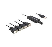 DeLock câble série 61887 USB 2.0 RS-232 Noir 1,4 m