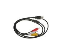 USB 2.0 A mâle vers 3 RCA mâle adaptateur AV fil de câble 1,5 m