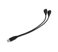 USB 2.0 A mâle vers USB Femelle 2 Double Double USB Femelle Adaptateur Secteur Y séparateur câble d'extension câble d'extensionDesign Durable
