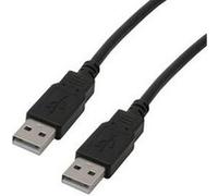 Usb 2,0 a vers a mã¢le vers mã¢le haute vitesse noir cã¢ble 1 m Noir G