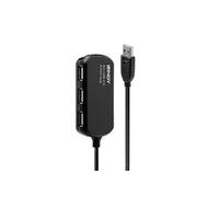 LINDY Rallonge active USB 2.0 Pro 4 ports 8 m (répéteur intégré) Noir