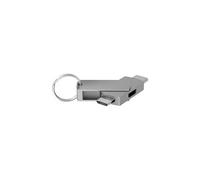 USB 2.0 Adaptateur [1x Micro USB femelle - 1x Micro USB mâle, USB-C mâle] CONNECT C600