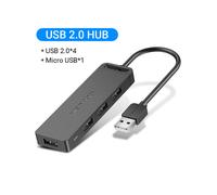 (USB 2.0 avec alimentation) Vention USB C HUB 4 ports USB Type C vers répartiteur USB avec alimentation