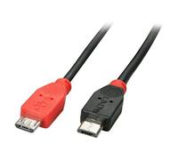 Lindy 31760 câble USB USB 2.0 2 m Micro-USB B Noir