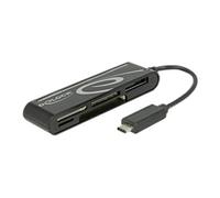 DeLOCK 91739 lecteur de carte mémoire USB 2.0 Noir