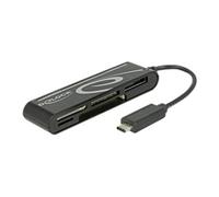 DeLOCK 91739 lecteur de carte mémoire USB 2.0 Noir