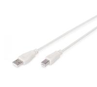 USB 2.0 connection cable, type A - B M/M, 1.8m, USB 2.0 conform, be
