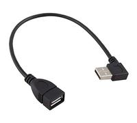 USB 2.0 Femme à USB Mâle Coins Angle Adaptateur Extension Câble de Cordon de Connexion Nouveauté Practical