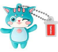 USB 2.0 Flash Drives Waterproof Silicone 64GB High Speed USB 2.0 Flash Drive Green Cat USB Flash Drive
