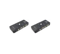 USB 2.0 KVM Switch Box Keyboard Monitor
