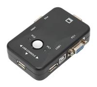USB 2,0 KVM Ultra HD 1920x1440 Plug and Play Dual Monitor KVM