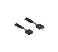 DELOCK 83873 - Rallonge USB, connecteur à broches mâle/femelle 10 broches 25 cm