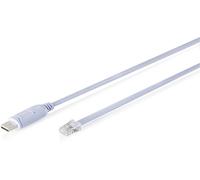 USB 2.0, RJ45, USB Câble adaptateur [1x USB, USB 2.0, USB 2.0 type A mâle - 1x RJ45, RJ45 mâle] Digitus DA-70173 Cavo adattatore console USB-A 2.0