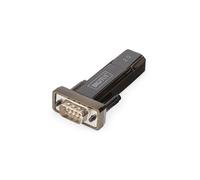 USB 2.0, série Adaptateur [1x USB 2.0 type A mâle - 1x SUB-D mâle 9 pôles] DA-70167 contacts dorés, avec USB