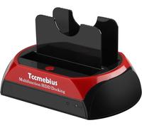 Usb 2.0 Station D'Accueil Pour Disque Dur, Tcc-S867-De Usb 2.0 À Sata Ide Dual Slots Boîtier De Disque Dur Externe, Pour 2.5 ""3.5"" Ssd Ide Sata I/Ii/Iii Hdd