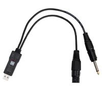 USB 2.0 XLR 6.3mm Jack Cable Studio Recording DJ PA Interface Fil Connecteur PC
