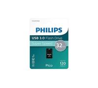 Philips Pico Édition Super Speed clé USB 3.0 32 Go Ultra Small pour PC, Ordinateur Portable, Smart TV, Audio pour Voitures et Autres, Vitesse de Lecture jusqu'à 180 Mo/s