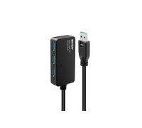 Lindy 43159 hub & concentrateur USB 3.2 Gen 1 (3.1 Gen 1) Type-A 5000 Mbit/s Noir