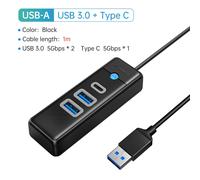 (USB 3.0 C 100 cm USB A) ORICO-Multi Type C Splitter 4 ports HUB 5 Gbit/s Adaptateur OTG haute vitesse