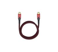USB 3.0 Câble de raccordement [1x USB-C mâle - 1x USB-C mâle] 3.00 m rouge/noir contacts dorés USB Evolution CC