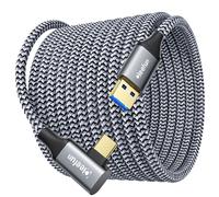 Usb 3.0 Cable Link 5M, Compatible Avec Meta/Oculus Quest 3/2/Pro, Pico4/Pro, Pc, Steam Vr, 5Gbps Transfert De Données Haute Vitesse Cable Usb A Vers Usb C[L3211]