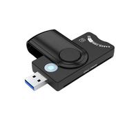 USB 3.0 Déclarations fiscales IC Card Reader SDTFSIMs Card Multifonction Lecteur Externe Connecteurs Adaptateur LED
