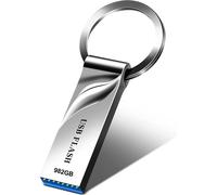 USB 3.0 Flash Drive USB Flash Drive Portable Waterproof Mini USB Stick Metal Flash Drive with Keychain