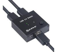 USB 3.0 Switch 2 Port pour 2 PC, MLEEDA Switch USB, 2 Entrées 1 Sorties USB Commutateur pour Souris, Clavier, Scanner, imprimante, etc, 2 Câbles USB 3.0 Inclus