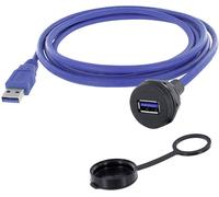 USB 3.0 type A embase femelle de chassis encitech 1310-1019-01 M22 1 pc(s)