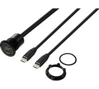 USB 3.1-C ® 2x femelle/1x mâle 1 m câble noir TC-13376320 TRU COMPONENTS Contenu: 1 pc(s)