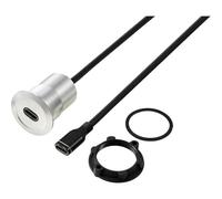 USB 3.1-C ® femelle/femelle 1 m câble argent TC-13376300 TRU COMPONENTS Contenu: 1 pc(s)