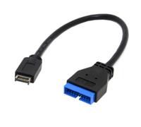 USB 3.1 Panneau avant L'en-Tête USB 3.0 20Pin Câble D'extension pour Carte Mère ASUS Connecteur Fil Cordon Ligne 20cm