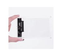 USB 3.1/Type C External Hard Drive Enclosure Tool-Free Clear HDD SSD Caddy Cable Included for 2.5 Inch 7mm HDD SSD