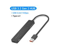 (USB 3.2 10 Gbit/s) Vention USB C HUB 4 ports USB Type C vers répartiteur USB avec alimentation Micro