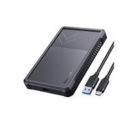 Inateck USB 3.2 Gen 2 Boîtier pour Disque Dur avec Étui en Silicone, USB C Boîtier Externe 2.5 Pouces Disque Dur SATA III II I HDD et SSD pour Windows Mac OS Linux, avec UASP&Trim