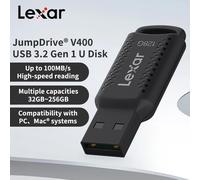USB 3.2 Lexar V400 clé USB 32GB 64GB 128GB 256GB vitesse de lecture Max 100 mo/s clé USB JumpDrive Mini U disque clé USB