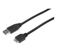 Digitus Câble USB 3.0 Type A vers micro B M/M 1,0 m Bleu