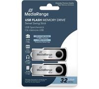 USB 32GB Flash Drive USB 2.0 Pack of 2