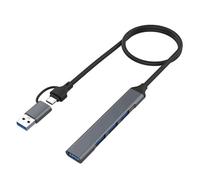 USB 4/7 Port C vers USB2.0+USB3.Adaptateur USB3.Extender Station d'accueil pour PC Claviers Accessoires Portable C