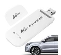 USB 4G Modem, Portable WiFi Device, Mobile Internet Adapter, Multifunctional WiFi Dongle, Travel & Business Work Solution, Compact Design, 2-Pack, 9.5x3.3x2cm, Wide Compatibility