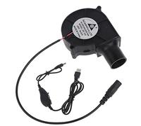 USB 5 V 2 a 12 V 5 5 X 2 1 Mm Pour Barbecue Ventilateur Portable 2500 Min Pour Camping En Plein Air Ventilateur De Cuisine Vitesse Réglable Soufflet De Feu Pour Barbecue