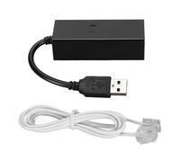 USB 56K External Dial Up Fax Data Modem, Plug and Play for Computers Laptops, Supports Glass panes 10/8/7/Vista/and, 56Kbps Rate, V.90/K56flex Protocol